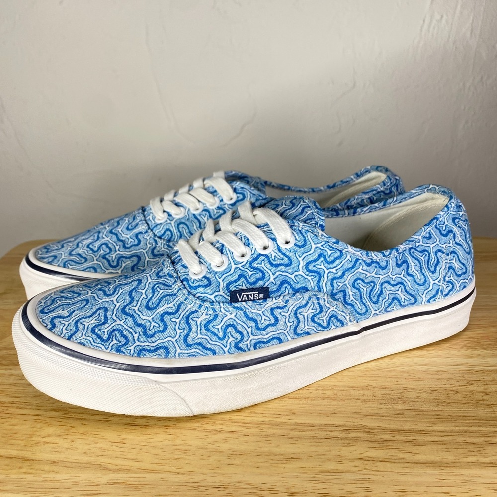 Vans x Todd Snyder Sneakers Mens 10.5 John Derian Blue Shoes